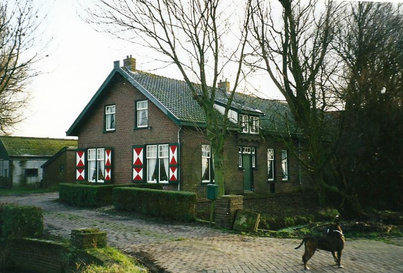 Broekweg (nu Oude Broekweg) - boerderij Weltevreden (vh gebr.van Egmond)