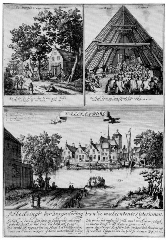 Valckenburg - Afbeelding der vergadering van de malcontente Luterianen