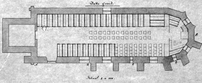 De kerk in Folsgare vanaf 1864 tot heden