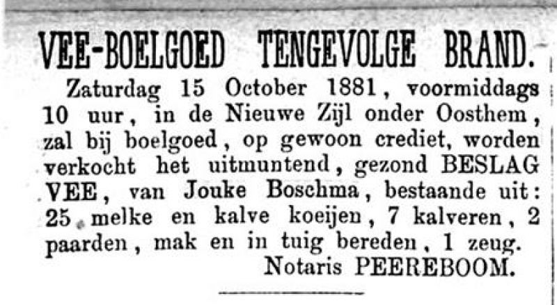 Jouke Boschma, in Folsgeaster in Amerika