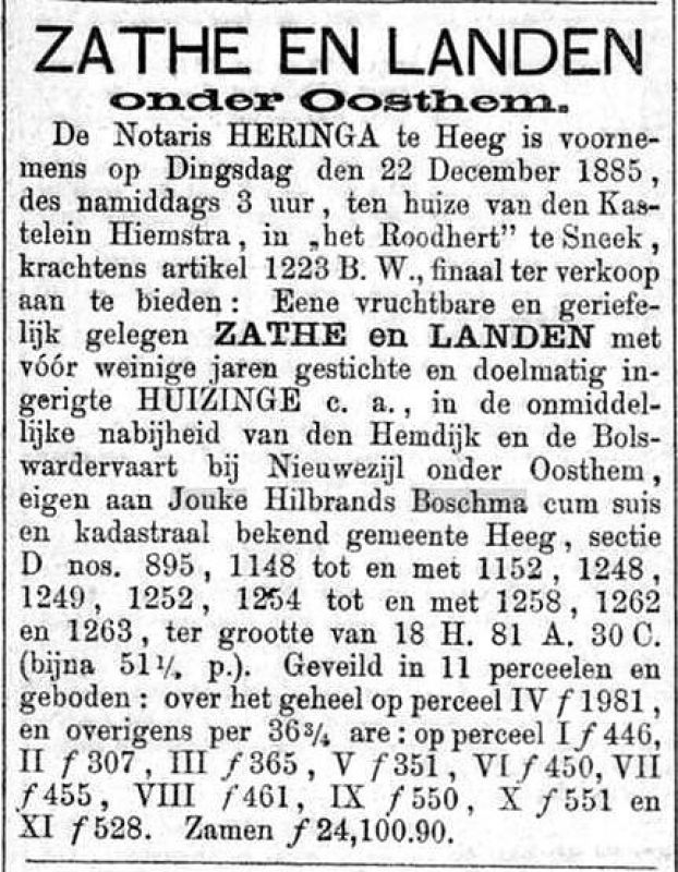 Jouke Boschma, in Folsgeaster in Amerika