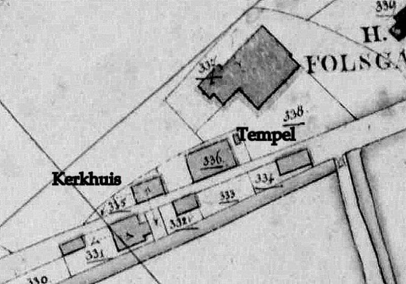 Het huis tussen de Tempel en kerkhuis noord